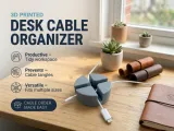 Desk Cable Organizer/Holder-0