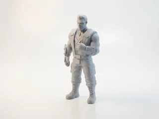 Cyborg Man Figurine Fantasy 3D Printable