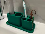 Modular Bathroom Organizer – Toothbrush & Razor-0