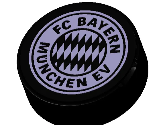 Snus-Container FC Bayern Logo