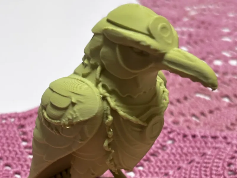 Raven sculpture