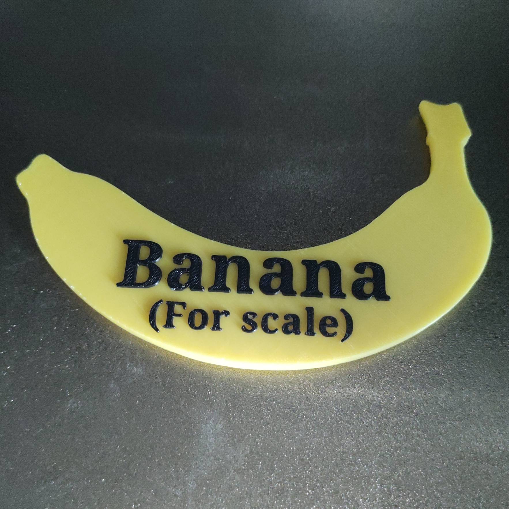 Archivos de impresora 3D | Archivo 3MF | Banana (for scale) - Small,  Medium, Large | Creality Cloud