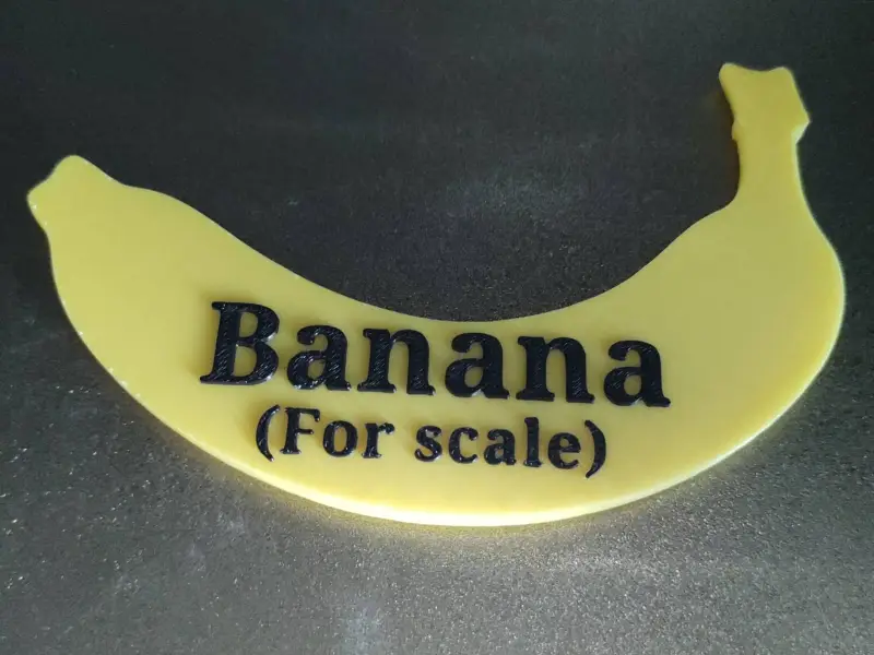 Banana (for scale) - Small, Medium, Large