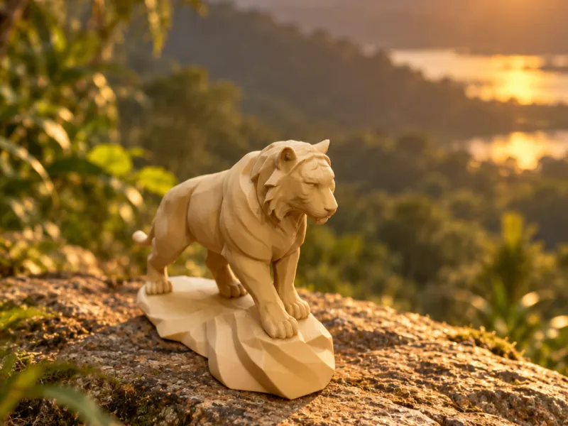 Tigre – Escultura Majestosa da Vida Selvagem