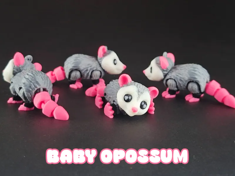 Flexi Baby Opossum – Entzückend, posierbar und ein Riesenspaß! 🐭💕