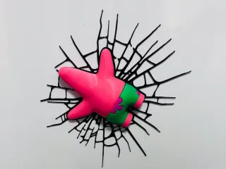 撞墙的派大星