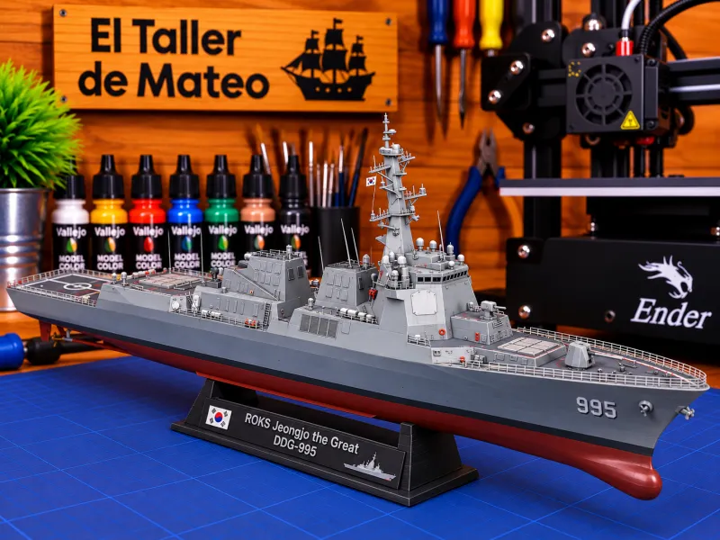 Destructor lanzamisiles Jeongjo the Great - El Taller de Mat