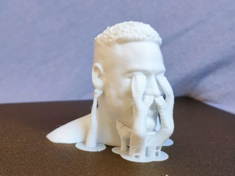 Busto de Neymar – Modelo STL para Impresión 3D | Escultura Realista