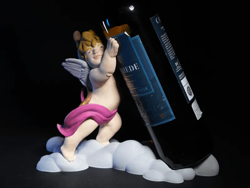 Cupid Wine Holder