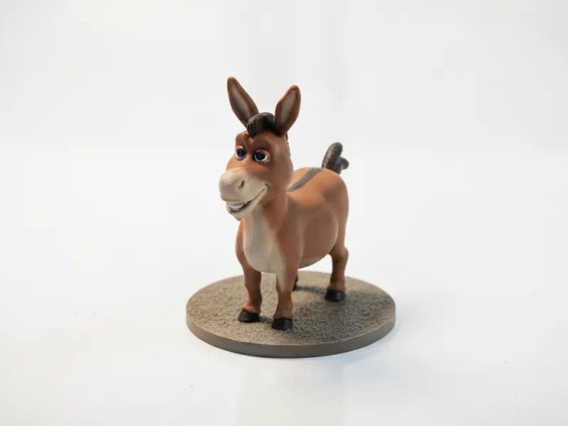 Estatueta de Burro da Animação Shrek para Impressão 3D