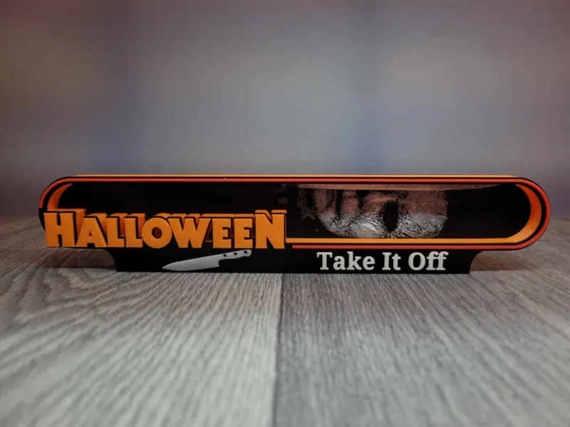 Halloween movie logo sign
