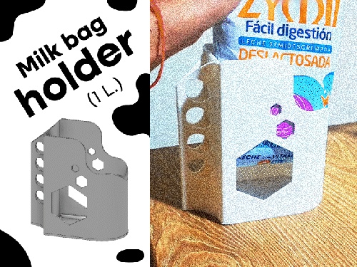 Suporte para saco de leite de 1 litro (SEM SUPORTES)