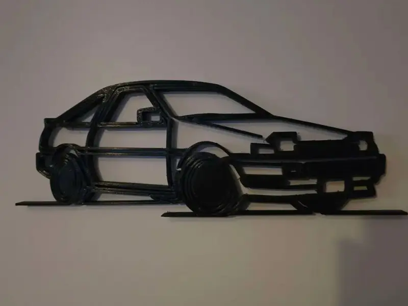 Toyota Corolla AE86 Wallart