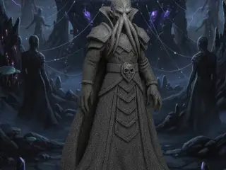 DnD Mind Flayer Miniature (5 cm)
