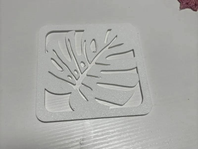 Leaf beverage coaster