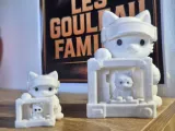 Mini Cat Creator Decoration 3D Printer Desk and Screen-0