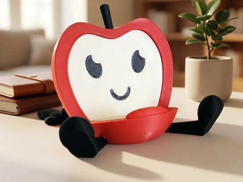 Niedlicher Apfel-Handyständer und Handheld-Konsolenhalter