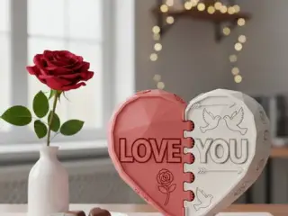 Heart souvenier valentine