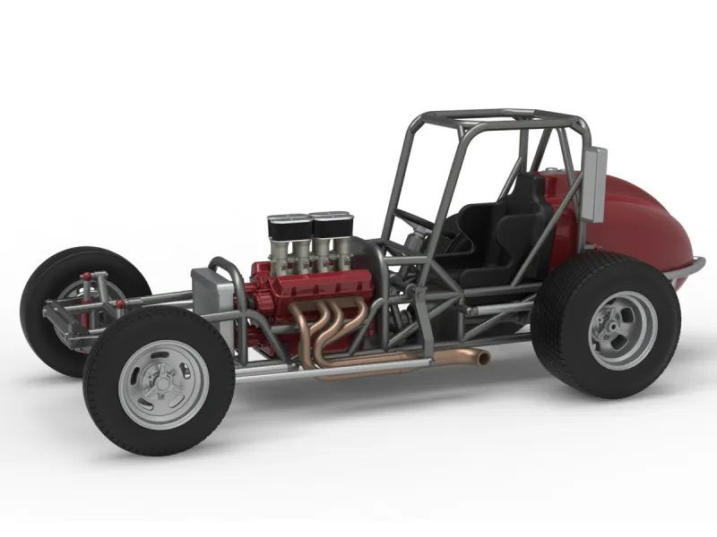 Dirt Silver Crown Champ car Base Version 2 Scale 1:25