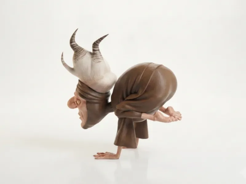 Yoga Pose Figurine Female Figure 3D Printable