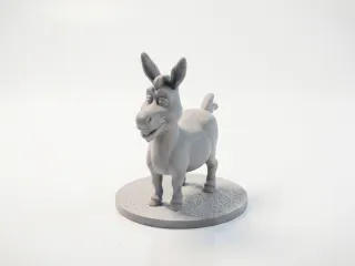 Donkey Figurine Shrek Animation 3D Printable