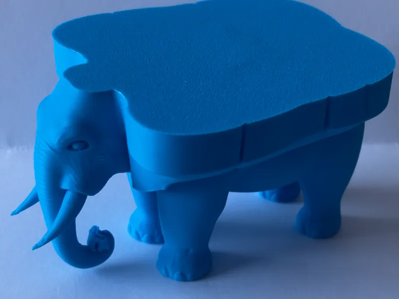 Elephant plate holder