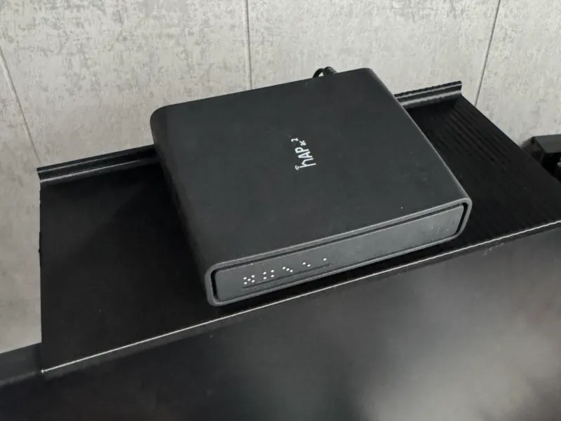 TV Router Shelf