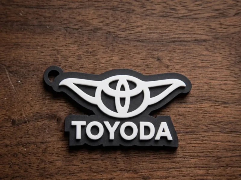 Keychain - Toyota + Baby Yoda