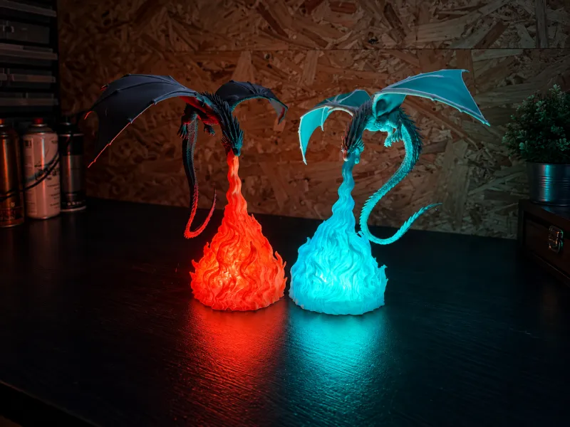 Lampada Drago Sputafuoco