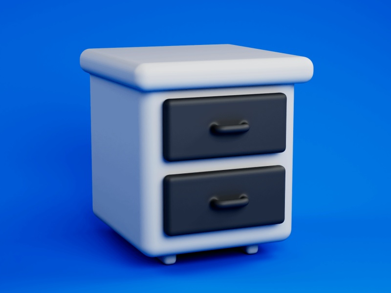 Chunky Storage Drawer - Cartoon Style Organizer