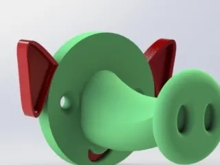 Funny Hook pig