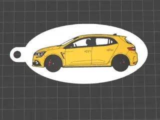 Renault Megane RS Keychain