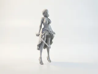 Elegant Warrior Female Figurine 3D Printable