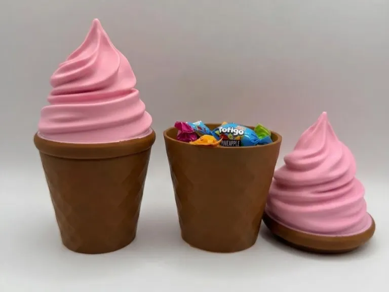 Le Bocal à Glace en Spirale