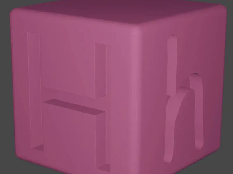Block Letter H/h
