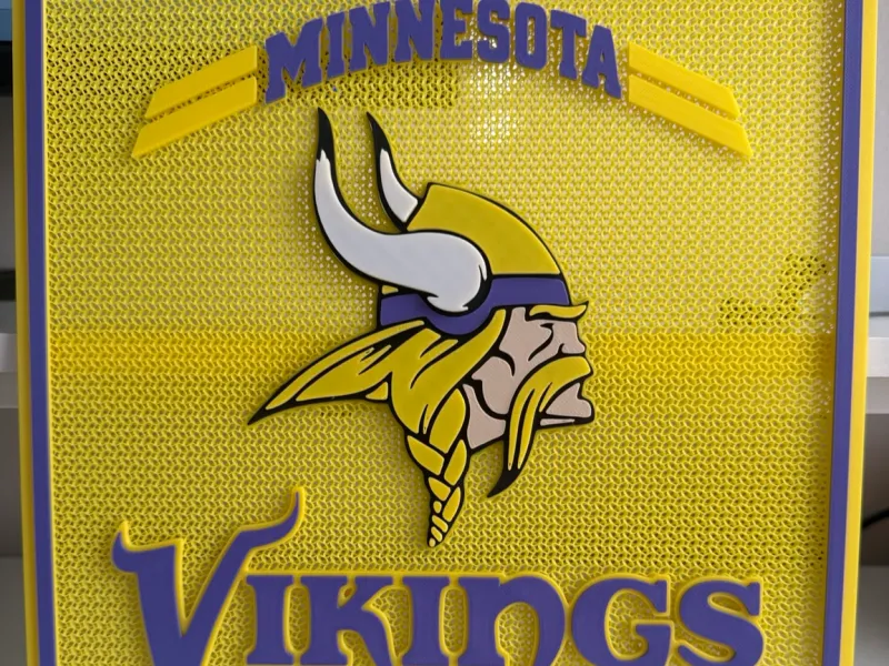 Minnesota Vikings – Norse Pride 3D Mosaic