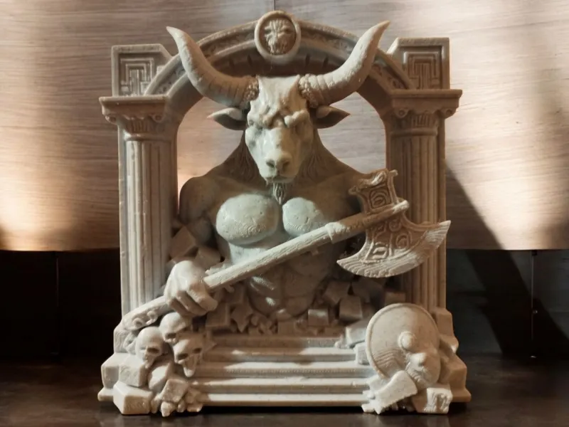 Taş Kapıdaki Minotaur – Labirentin Mitik Koruyucusu
