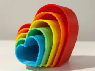 Heart Stacker Cups