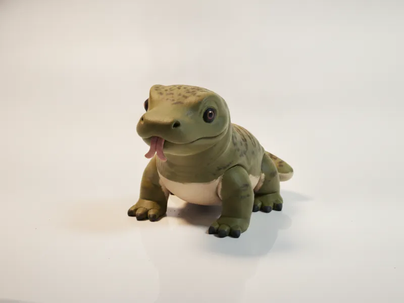 Cute Komodo Dragon