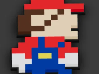 pixel mario