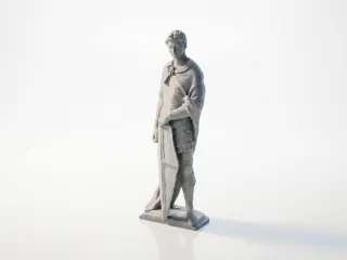 Saint George Classical Statue Sculpture 3D Printable
