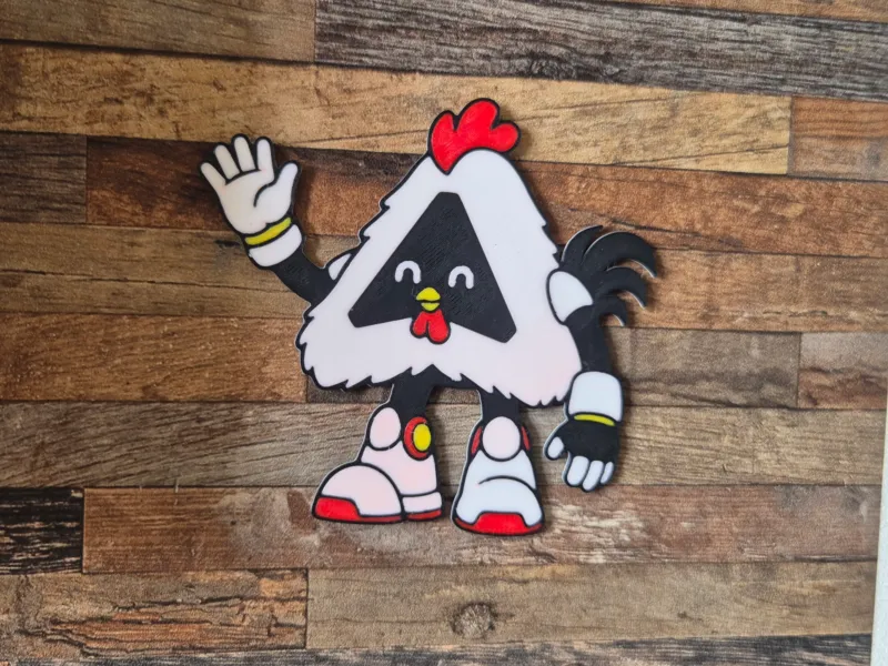 deco murale creality poule