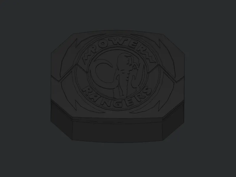 Black Ranger Mastodon Power Morpher TCG Deck Box