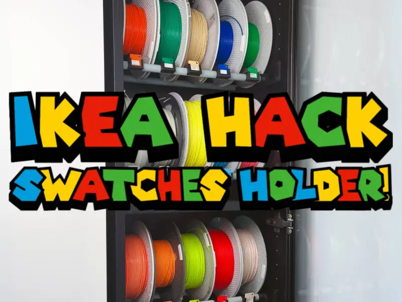 Billy Ikea Hack, Swatches Holder (1 Billy = 40 Spools)