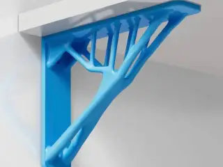 Shelf Bracket Topology Optimized