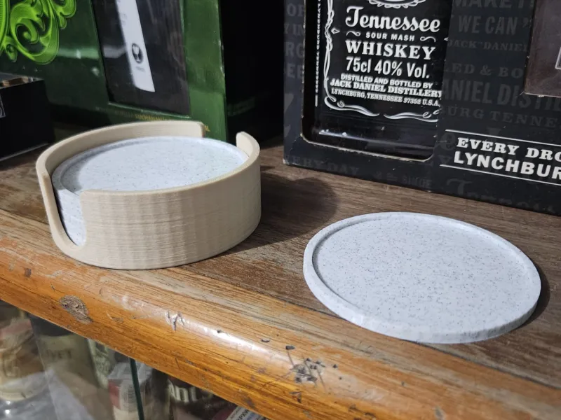 Portavasos y organizador