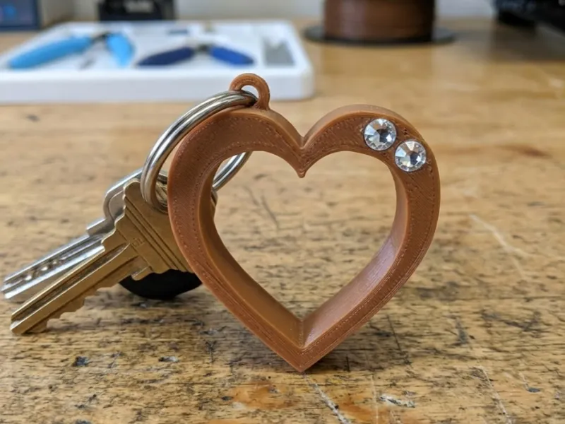 Sleutelhanger Hart