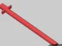 Bird Cage Perch with Nut Locking System