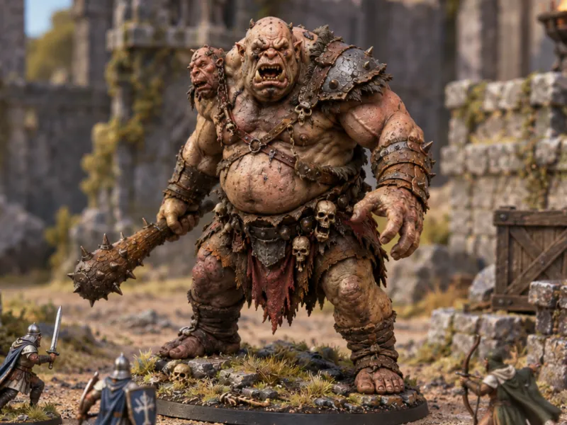 Ogre mini for D&D, Heroquest, DSA, RPG