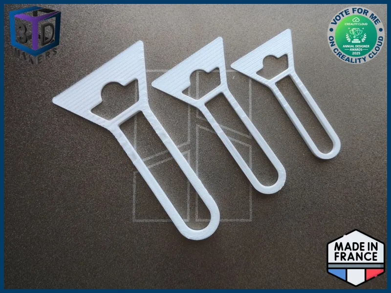 3D Printer Bed Cleaning Spatula fast and light, bed Scraper